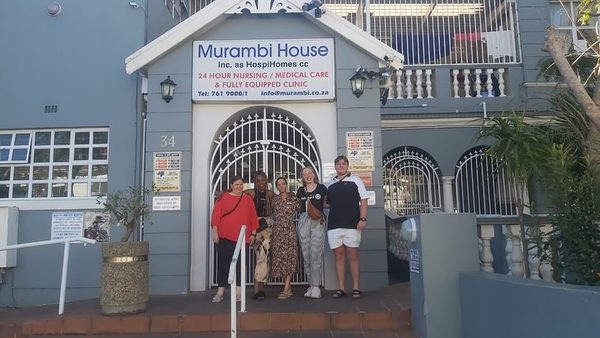Murambi House visit — checking in on our neighbours.